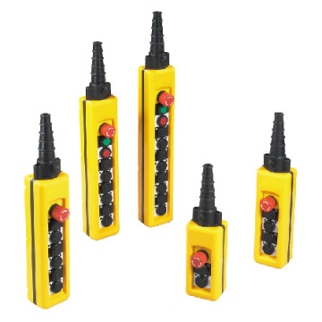 Nxac IP65 Push Button Crane Pendent Controls Double Speed